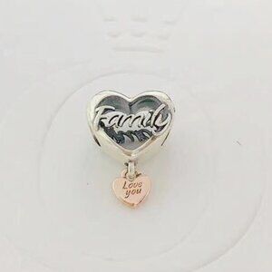 Pandora Love You Family Heart Charm